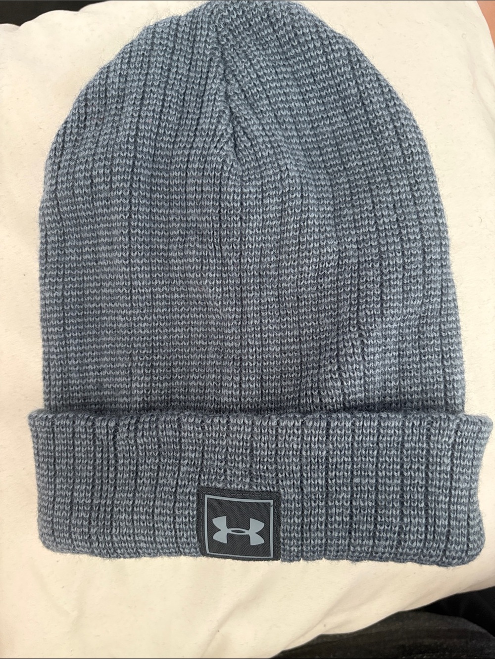 Under Armour Light Blue Ribbed Cuff Beanie